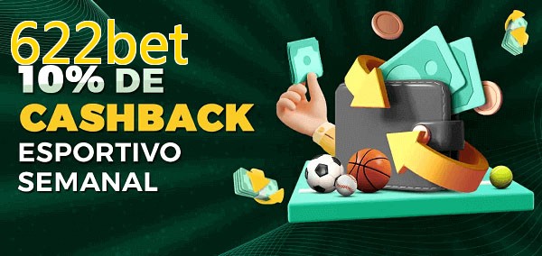 10% de bônus de cashback na 622bet